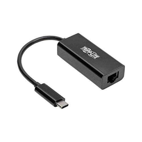 Tripp Lite USB C to 기가비트 랜포트 USB Type C to Gbe 썬더볼트 3 호환가능한 10/ 100/ 1000 USB-C (U436-06N-GB)