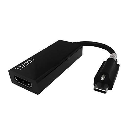 Accell USB-C to HDMI 어댑터 - USB 3.1 Type-C to HDMI 2.0 Active 어댑터 -with Anchor 스크류 for 구글 Hangouts 충족 Kit