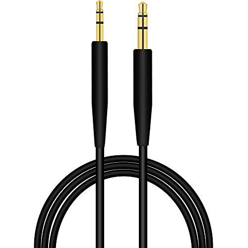 OE2 교체용 Jack Cables 호환가능한 Bose On-Ear 2 OE2 OE2i QC25 QC35 Soundlink SoundTrue 헤드폰,헤드셋 (Black)