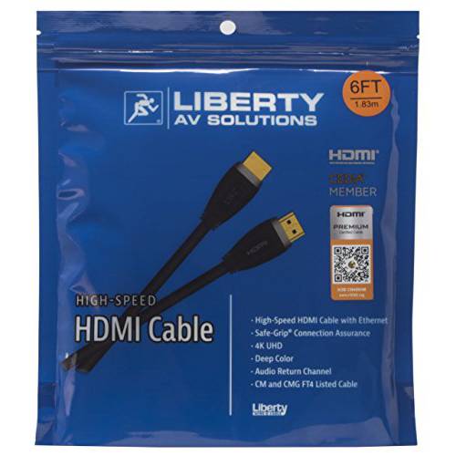 Liberty 고급 고속 HDMI 케이블 HDPMM (10ft)