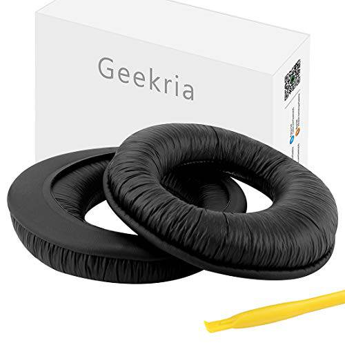 Geekria 이어패드 교체용 for 소니 MDR-RF4000, RF5000, RF6000, RF6500, RF7000, RF7100, MDR-DS6000, DS6500, DS7000, DS7100 헤드폰,헤드셋 교체용 귀 Pad/ 귀 Cushion/ 귀 Cover(Wrinkled)