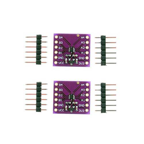 NOYITO TXB0104 4-Bit 선택형 Voltage-Level Translator with 자동 Direction 감지 and 15-kV ESD 프로텍트 (Pack of 2)