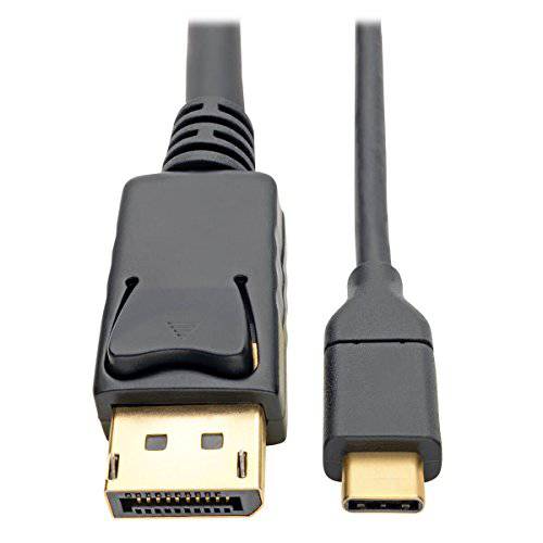 Tripp Lite USB C to DisplayPort,DP4K 변환기 케이블 썬더볼트 3 Compatible, M/ M, USB Type C to DP, USB-C, USB Type-C 3’ 3ft (U444-003-DP)