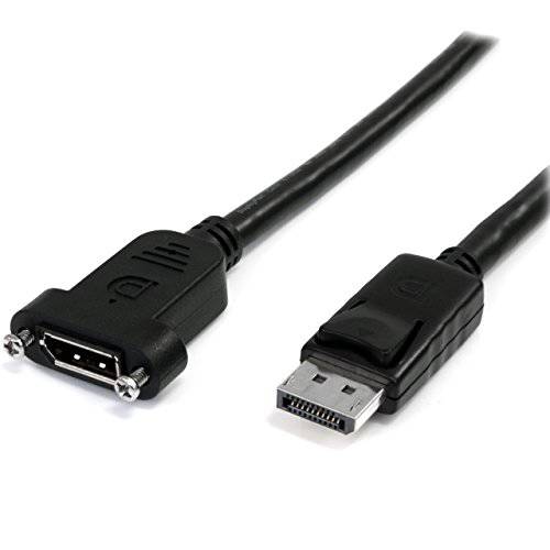 brandnameeng.com 3 ft/ 91 cm 20 핀 DPDisplayPort, DP, DP연장 Panel 마운트 케이블 -  DisplayPort, DP, DPto  DisplayPort, DP, DP - 남성 to Female (DPPNLFM3PW)