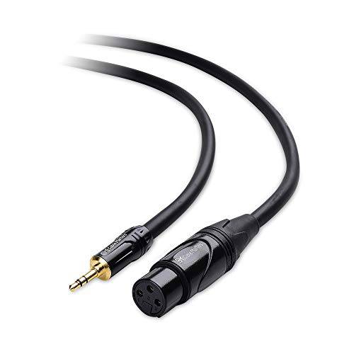 CableMatters (1/ 8 Inch) 3.5mm to XLR Cable(XLR to 3.5mm Cable) Male to Female 10 Feet
