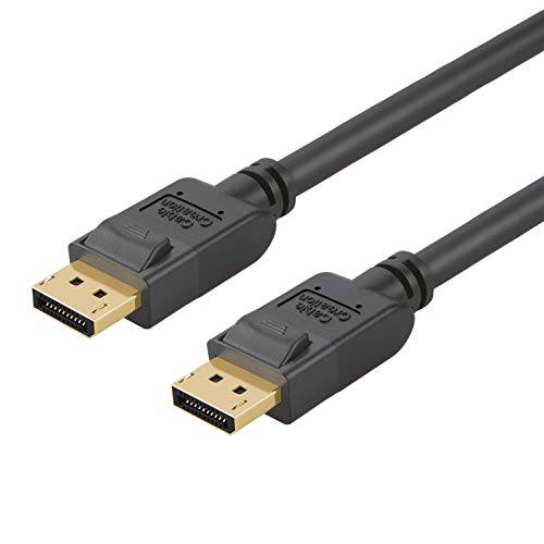 CableCreation 8K DisplayPort,DP,DP,DP Cable1.4, 3.3ft DisplayPort,DP,DP to DisplayPort,DP Cable(DP to DP Cable) 금도금 with 8K@60Hz, 4K@144Hz, 2K@165Hz 영상 해결&  HDR Support, 1M/  블랙