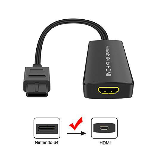 Nintendo64 To HDMI Converter, HD Link 케이블 N64 To a New HDMI TV, Plug and Play, Restore 게임 스크린