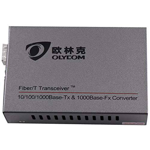 OLYCOM 기가비트 랜포트 Media 컨버터 이중 Fiber To 네트워크 옵티컬, Optical Transceiver, 20Km, with 1.25Gb SFP Module.