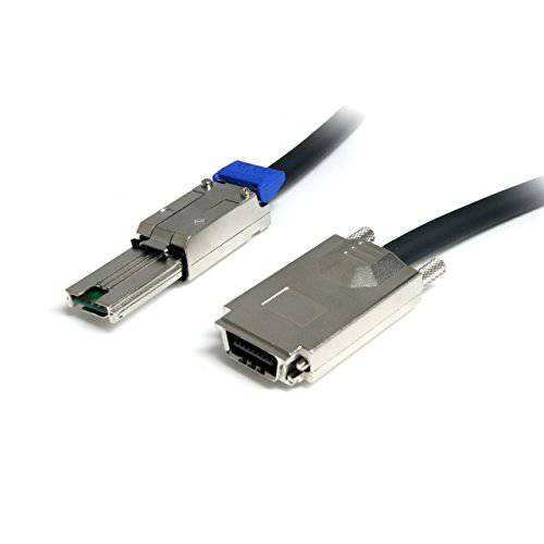 brandnameeng.com 1m 외장 Serial Attached SCSI SAS 케이블 - SFF-8470 to SFF-8088 (ISAS88701)