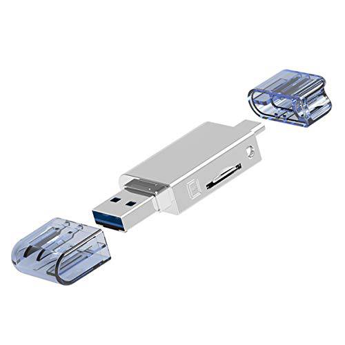 Cablecc USB-CType C/ USB 2.0 to NM 소형 메모리 카드&  TF 미니 SD 카드 리더,리더기 for 화웨이 휴대폰, 스마트폰&  노트북