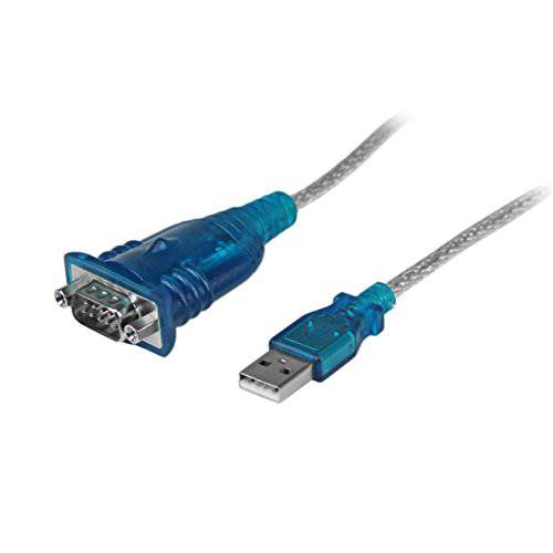 StarTech.com 1 Port USB to Serial RS232 어댑터 - Prolific PL-2303 - USB to DB9 Serial 어댑터 케이블 - RS232 Serial 컨버터 (IC USB232V2), Gray, 430 mm [16.9 in]