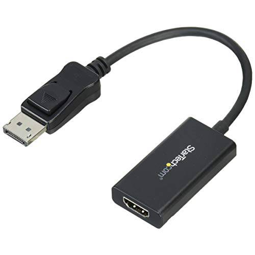 brandnameeng.com DisplayPort,DP to HDMI 변환기 with HDR - 4K 60Hz - 블랙 - DP to HDMI 컨버터 ( DP2HD4K60H)