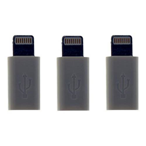 VisionTek 미니 USB to 라이트닝 변환기 White, 3 팩, 마스크, 마스크팩 - 900816