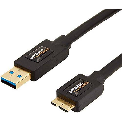 AmazonBasics USB 3.0 충전 케이블 - A-Male to Micro-B - 6 Feet 1.8 미터