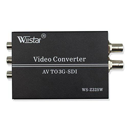 Wiistar AV CVBS to 3G-SDI 오디오비디오, AV 컨버터 지원 1080P for CRT HDTV to 카메라