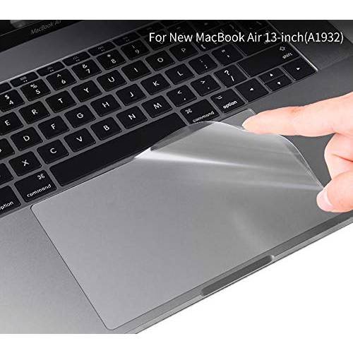 CaseBuy 맥북 에어 13 Inch 트랙패드 보호 커버 호환가능한 2020 2019 2018 릴리즈 맥북 에어 13 Inch with 터치 ID 모델 A2179 A1932 클리어 Anti-Scratch 트랙패드 스킨