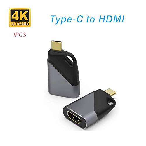 USB Type-C to HDMI 변환기 Dongle, if-link USB-C to HDMI 4K 휴대용 USB Type-C 커넥터 for 맥북 Matebook 휴대용 폰 삼성 Note8 Note9 S8 S9 S10 Mate10, Chromebook Pixel 레노버 Yoga Dell XPS