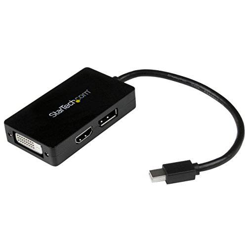 brandnameeng.com 여행용 A/ V 어댑터 - 3-in-1 미니DisplayPort,DP, 미니 DP to DisplayPort,DP DVI or HDMI 컨버터 (MDP2DPDVHD)