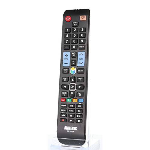 범용 리모컨, 원격 for 모든 삼성 LCD LED HDTV 3D 스마트 TVs - No Programming 필요 - RR580A