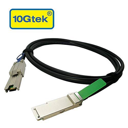 QSFP(SFF-8436) to MiniSAS(SFF-8088) DDR 케이블, 2-Meter 6.5ft