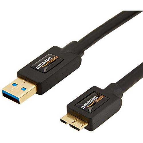 AmazonBasics USB 3.0 케이블 - A-Male to Micro-B - 3 Feet 0.9 미터 10-Pack