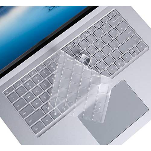 울트라 Thin 클리어 서피스 노트북 3 키보드 커버 for 마이크로소프트 서피스 노트북 3 13.5 Inch 앤 15 Inch 2019 릴리즈 노트북 TPU 키보드 커버 보호 Skin, 서피스 노트북 3 Accessories, US Layout