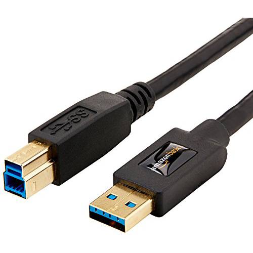 AmazonBasics USB 3.0 케이블 - A-Male to B-Male - 9 Feet 2.7 미터 10-Pack