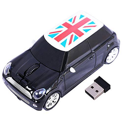 Jinfili 쿨 Style 차량용 무선 마우스 인체공학 USB 게이밍 마우스 for 데스트탑 노트북 PC 노트북