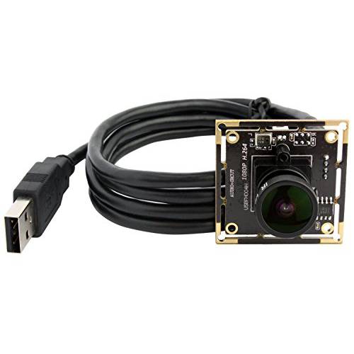 ELP 180 도 어안 라즈베리 파이 1080P H.264 마이크,마이크로폰 PC 웹 USB 보안카메라, CCTV
