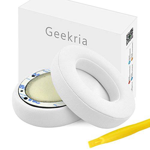 Geekria 이어패드 for Beats 스튜디오 1.0 (1st Gen) 헤드폰 교체용 이어 Pad/ 이어 Cushion/ 이어 Cups/ 이어 Cover/ 이어패드 리페어 부속 (Black)