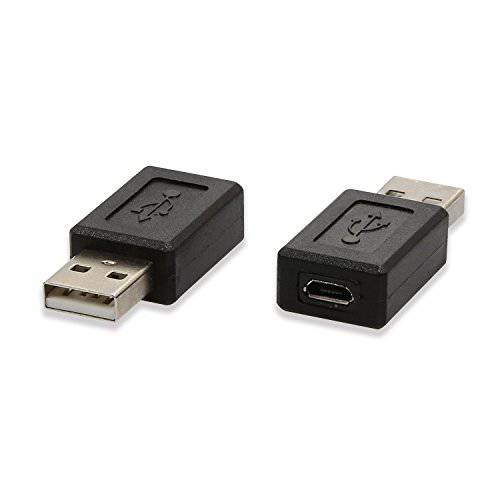 Electop 2 Pack USB 2.0 A Male to USB 미니 Female 어댑터 컨버터