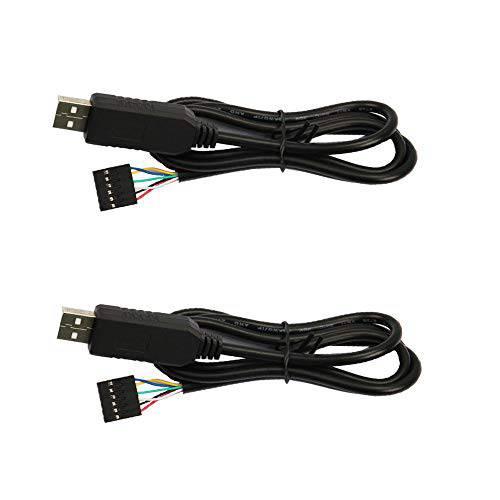 Ximimark 6pin FTDI FT232RL USB to Serial 어댑터 모듈 USB to TTL RS232 아두이노 케이블 (2PCS)