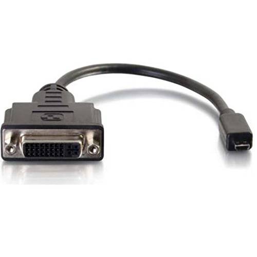 C2G 41358 미니 HDMI Male to DVI Female 변환기 Converter, 블랙