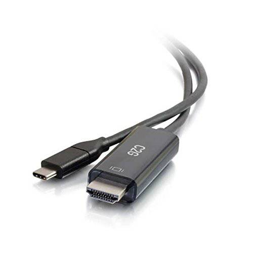 C2G 26889 USB-C to 4K UHD HDMI Audio/ 화상 어댑터 케이블 (60Hz) 블랙 (6 Feet, 1.82 Meters)