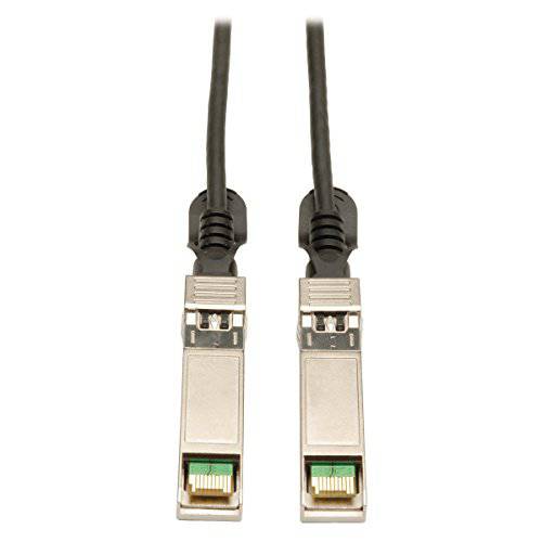 Tripp Lite SFP+ 10Gbase-CU 패시브 Twinax Copper 케이블, Cisco 호환가능한 SFP-H10GB-CU2M, 블랙 2M (6-ft.) (N280-02M-BK)