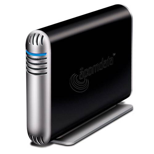 Acomdata Samba USB 2.0/ Firewire 400 3.5-Inch SATA 하드디스크 케이스 SMBXXXU2FE-BLK (Black)