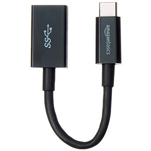 AmazonBasics USB Type-C to USB 3.1 Gen1 Female 어댑터 케이블 - Black