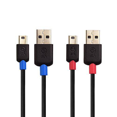 CableMatters 2-Pack USB to 미니 USB Cable(Mini USB to USB Cable) 6 ft