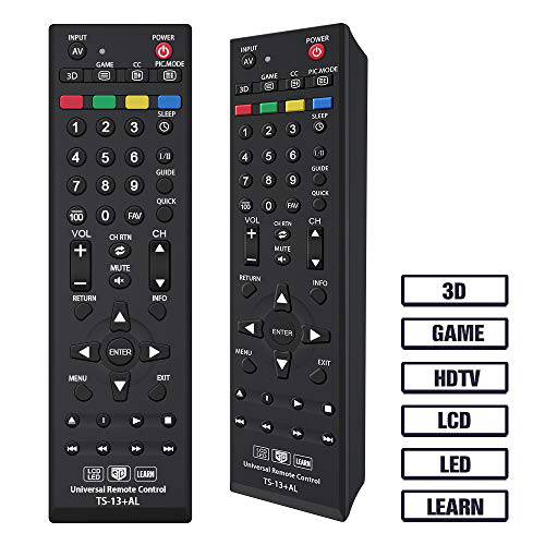 Gvirtue 범용 리모컨, 원격 호환가능한 교체용 for Toshiba HDTV/ LCD/ LED/ 파이어 스마트 TV with Learning Function, CT-90325 CT-90326 CT-8037 CT-90302 CT-90275 CT-90366 CT-RC1US-16 CT-RC1US-19