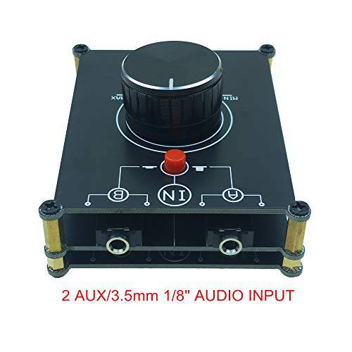 2 in 1 Out 3.5mm AUX 1/ 8 스테레오 분배기 Switch 박스, 오디오 케이블 변환기 A B, Input Source 셀렉터