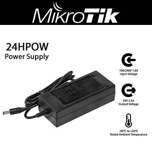 Mikrotik 24HPOW 고 힘 24V 1.6A 파워 공급+  힘 마개