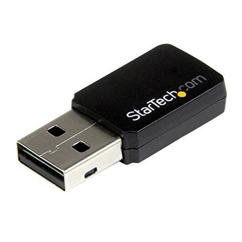 brandnameeng.com USB 2.0 AC600 Mini 듀얼밴드 무선-AC 네트워크 어댑터 - 1T1R 802.11ac 와이파이 어댑터 - 2.4GHz / 5GHz USB 무선 (USB433WACDB), Black
