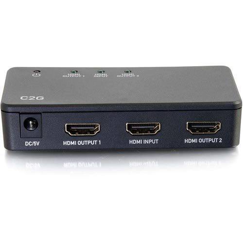 C2G 41057 2-Port 4K UHD HDMI 분배, Black