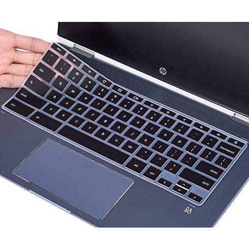 Colorful 키보드 커버 for 2020 HP 14 inch Chromebook, HP Chromebook x360 14-DA Series, HP Chromebook 14B-CA 14a-na Series, 14 inch HP Chromebook 악세사리, 레인보우
