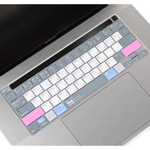 CaseBuy 프리미엄 맥북 Shortcuts 키보드 커버 스킨 with 맥 OS Hot 키 for New 맥북 프로 13 inch 2020 출시 모델 A2251 A2289/ 2019 맥북 프로 16 A2141, 맥북 프로 13 inch 악세사리