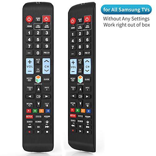 범용 리모컨, 원격 for 삼성 TV Remote, 삼성 스마트 TV Remote, 모든 삼성 LCD LED QLED SUHD UHD HDTV 4K 3D 스마트 TVs