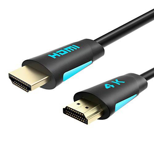 TESmart HDMI 케이블 4K@60Hz with 랜포트 고속 18 Gbps HDMI 코드 지원 3D 비디오, ARC and HDR, 30AWG HDMI Cables 호환가능한 UHD TV, Blu-ray, PS4, PS3, PC (1.5m/ 5ft 1 팩)