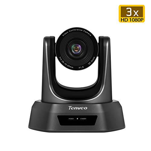 Tenveo NV3U Conference Room 카메라 3X Optical Zoom 풀 HD 1080p USB PTZ 비디오 Conference 카메라 사무용 회의