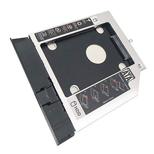 2nd HDD SSD 하드디스크 Optical Caddy 프레임 어댑터 for 레노버 B50-40 B50-45 B50-70 B50-80 B51-35 B51-40 B51-45 Series with 베젤 전면 Panel Faceplate 메탈 브라켓 홀더