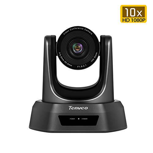 Tenveo 10X-USB 카메라 비디오 Conference 카메라 Optical Zoom 풀 HD 1080p USB PTZ 카메라 사무용 회의 (NV10U)